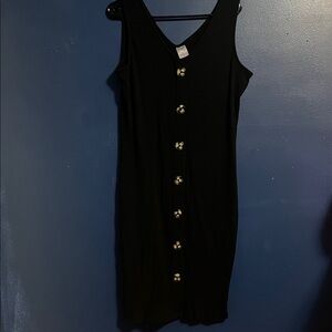 No Boundaries Faux Button Down Dress